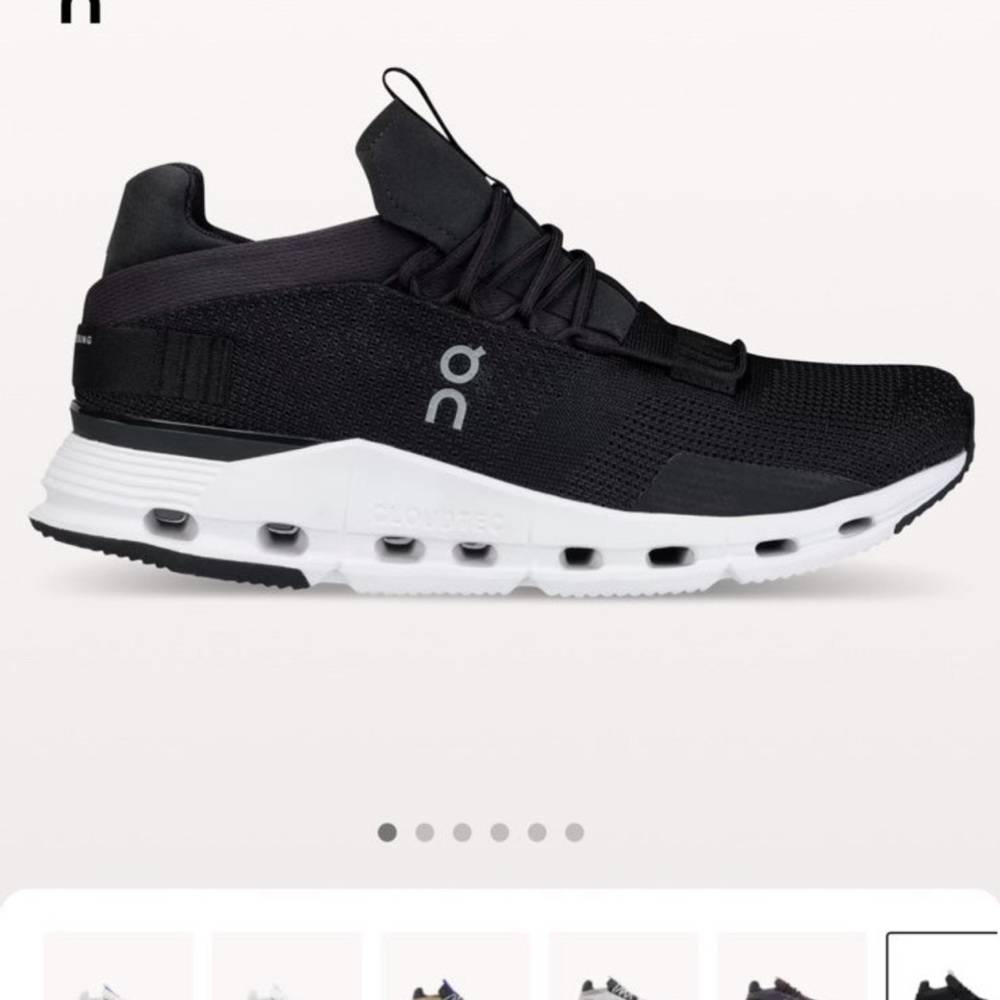 On cloud sneakers women black